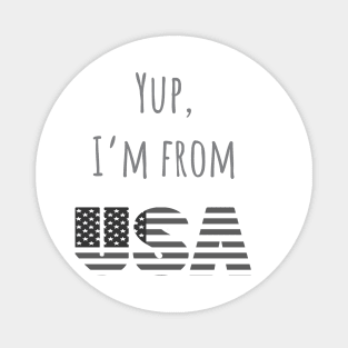 I'm from USA Magnet